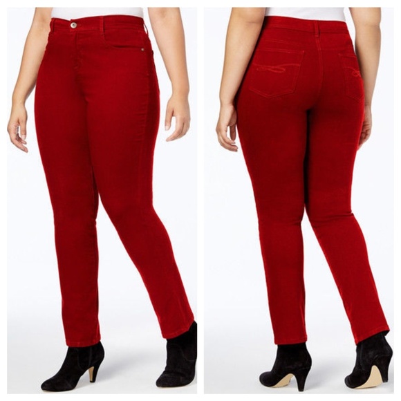 plus size slim leg jeans